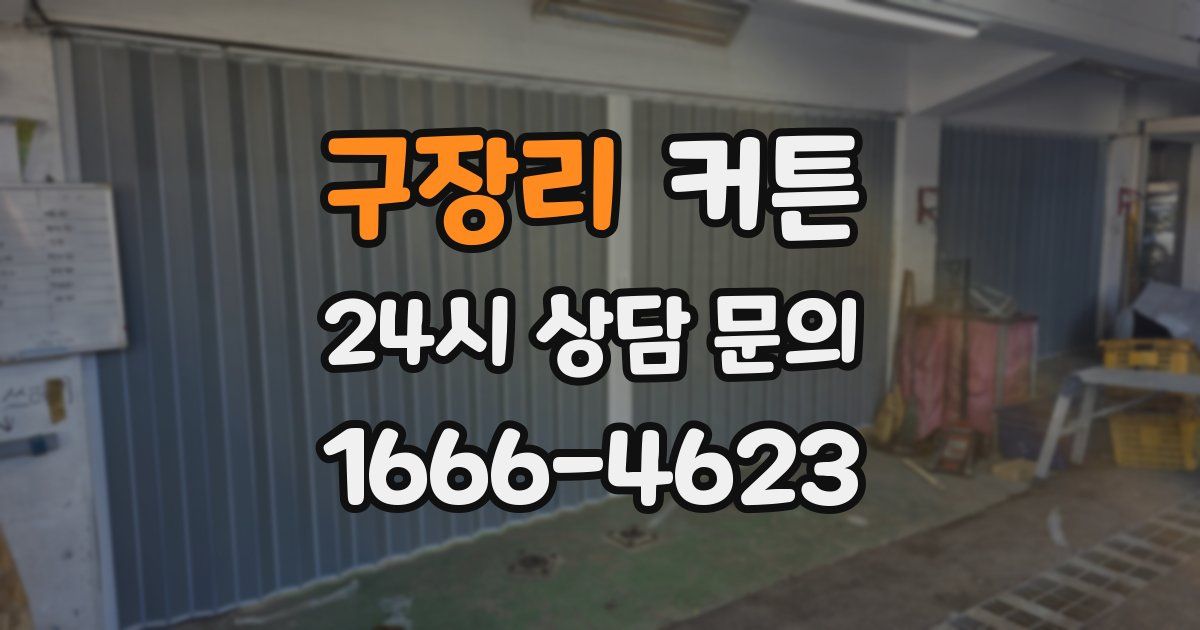 구장리 커튼