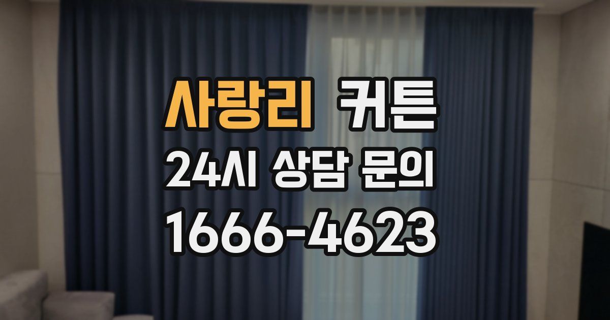 사랑리 커튼