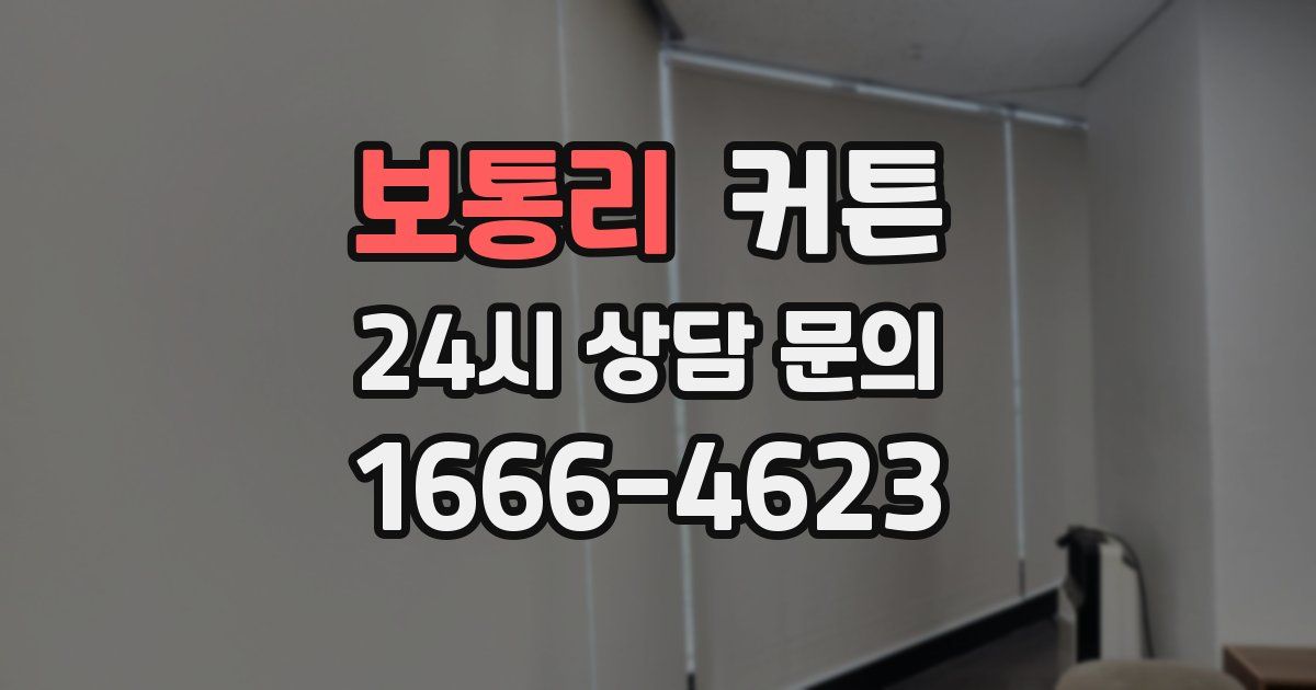 보통리 커튼