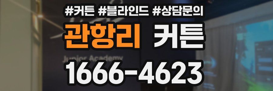 관항리 커튼