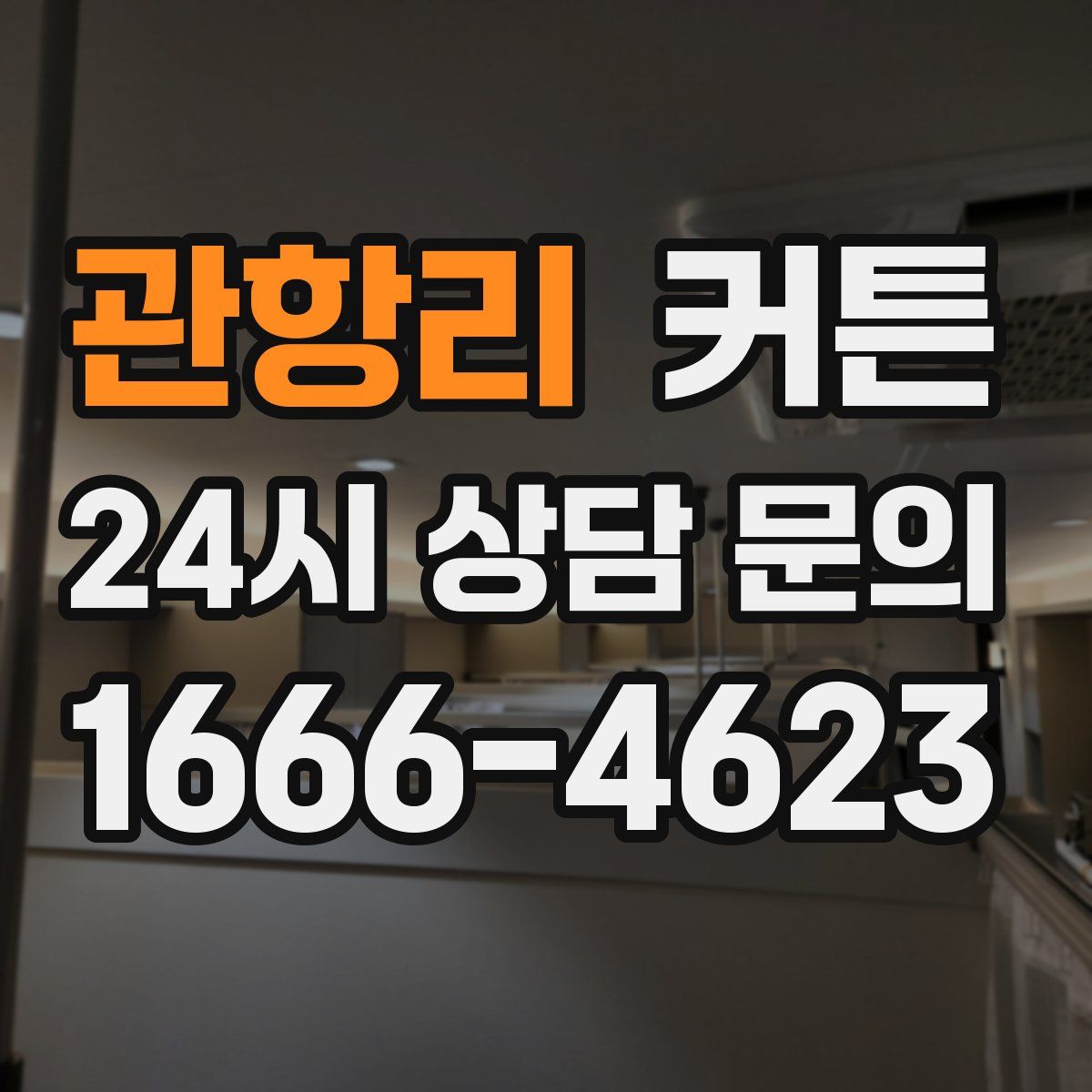 관항리 커튼