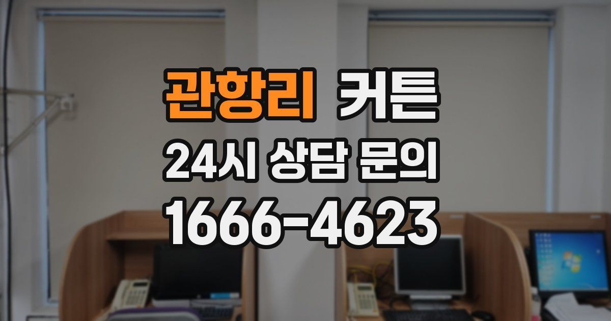 관항리 커튼