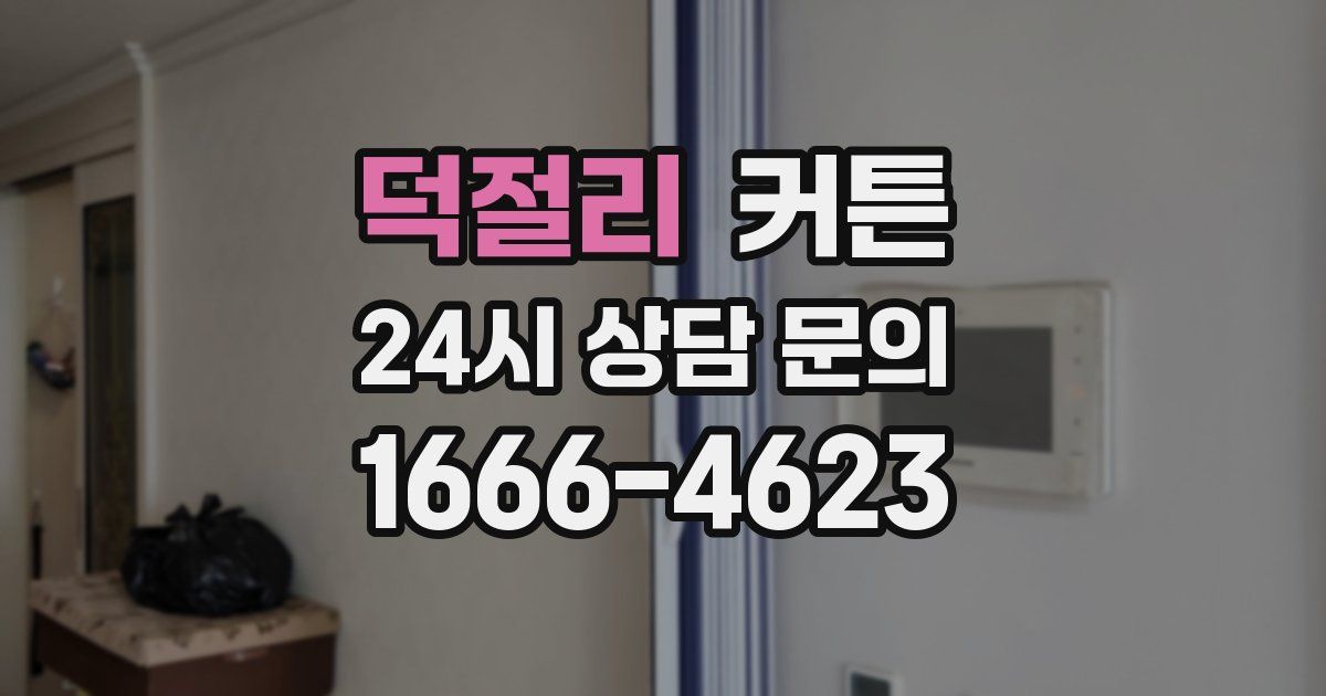 덕절리 커튼
