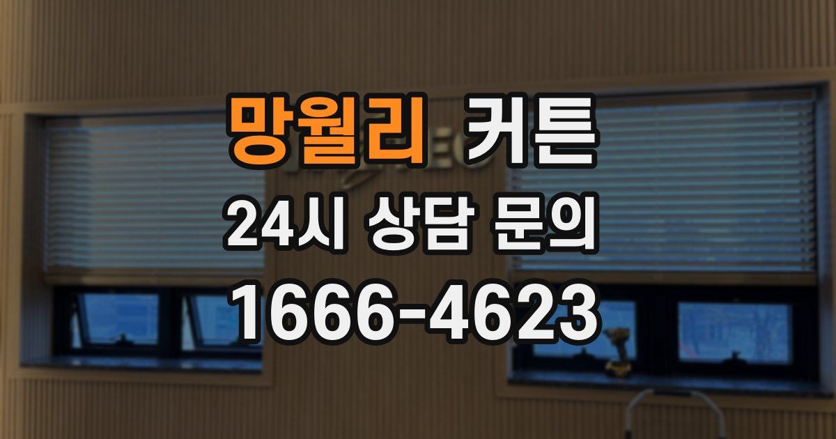 망월리 커튼