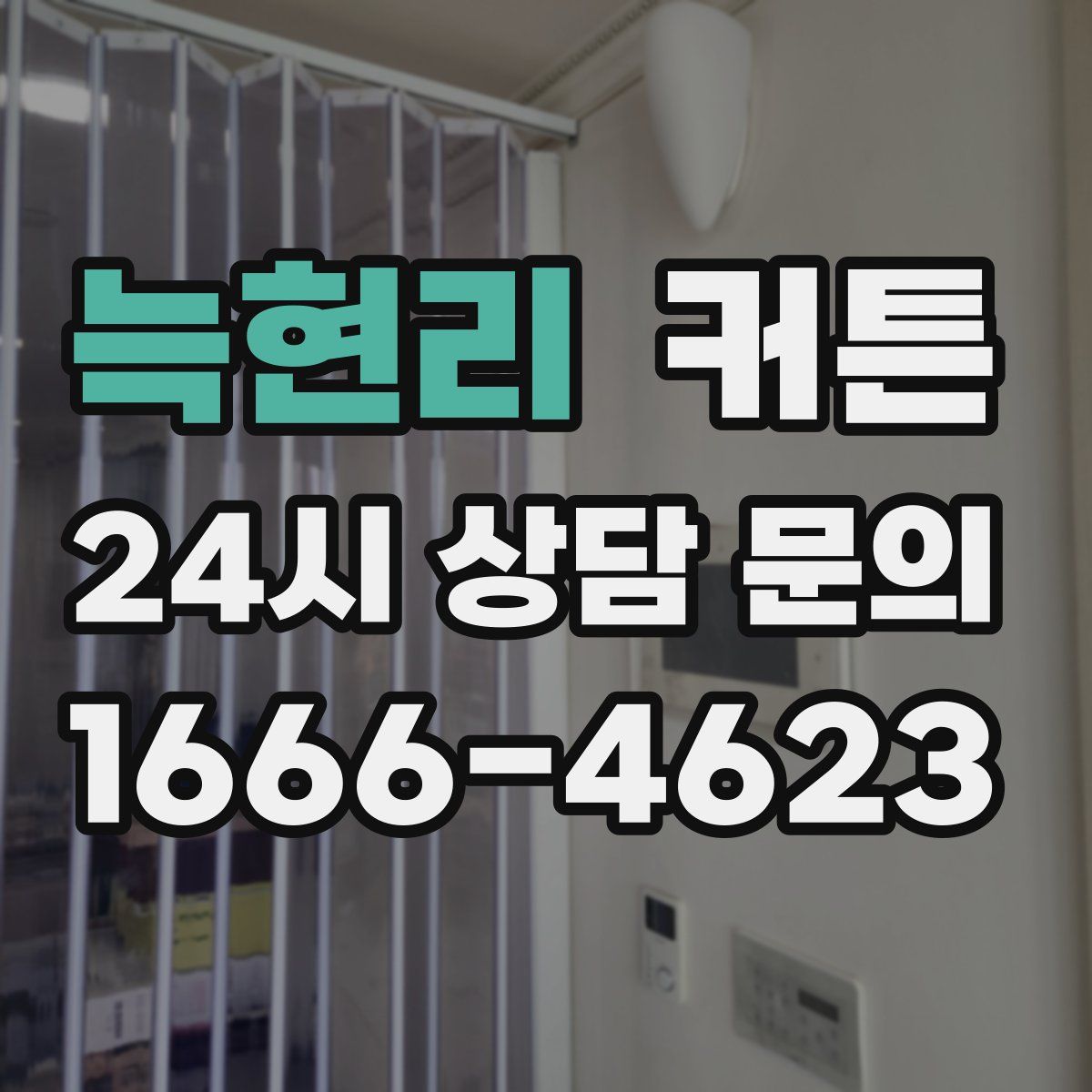 늑현리 커튼