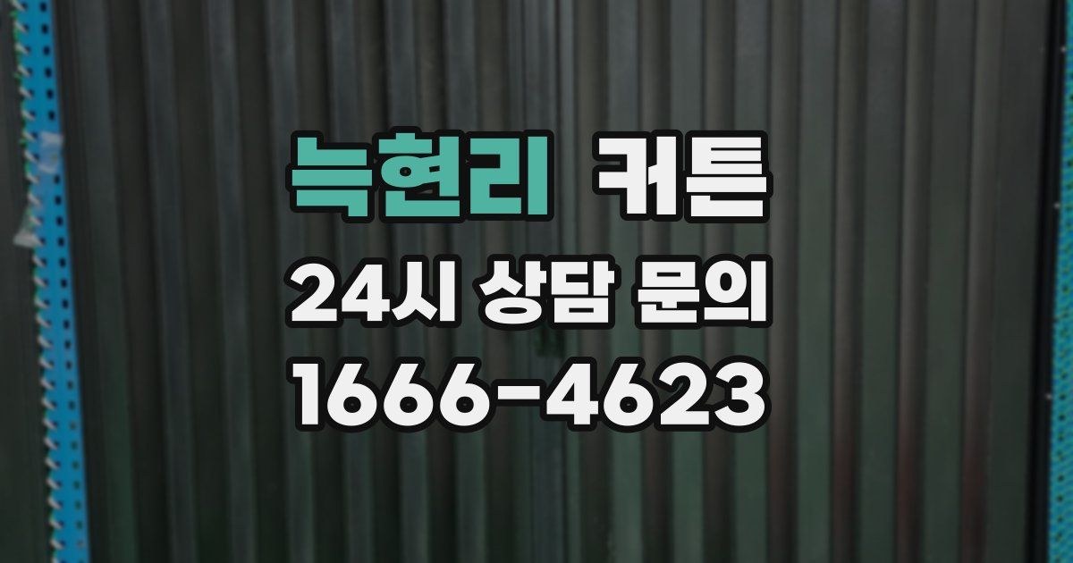 늑현리 커튼