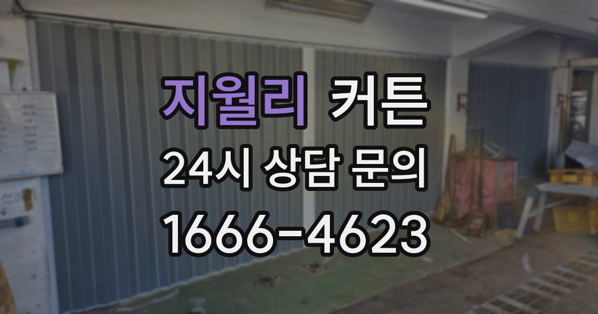 지월리 커튼