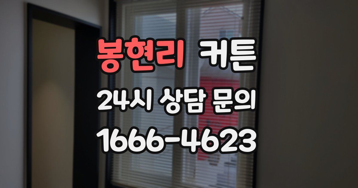 봉현리 커튼