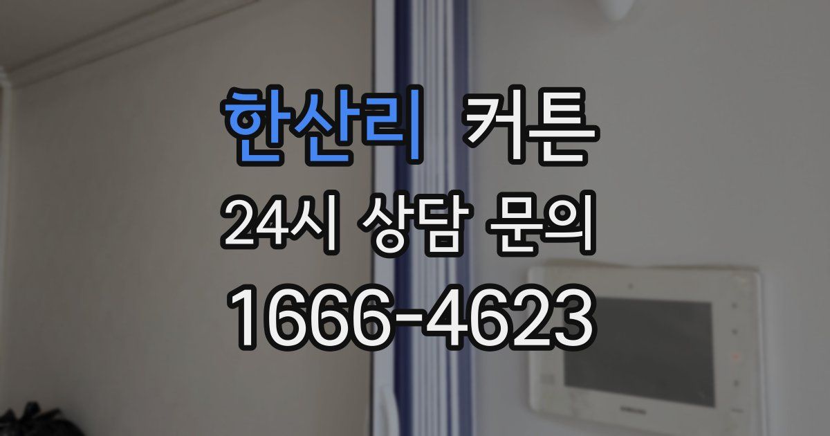 한산리 커튼