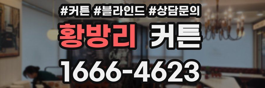 황방리 커튼