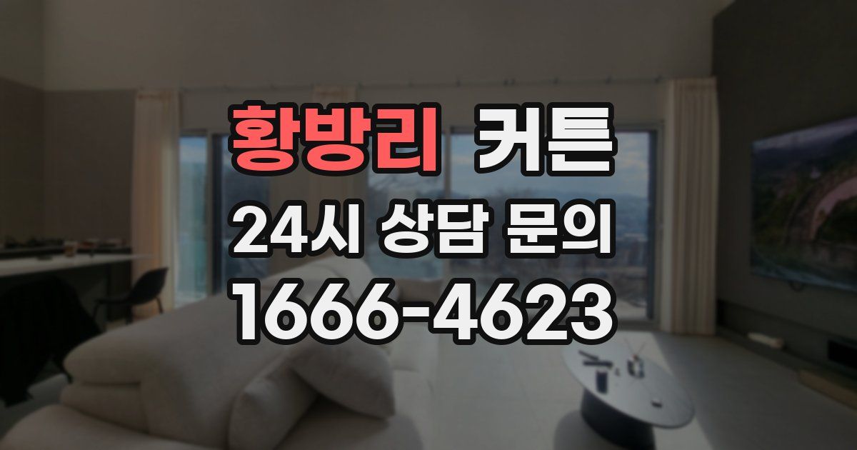 황방리 커튼