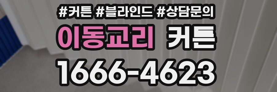 이동교리 커튼