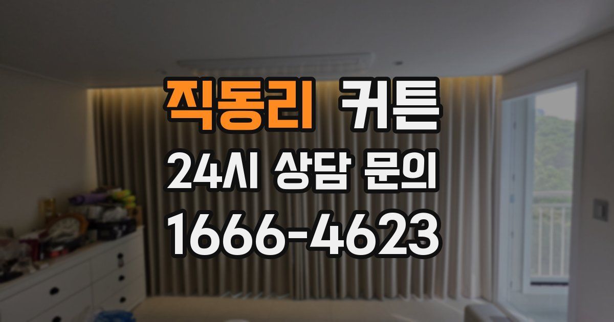 직동리 커튼