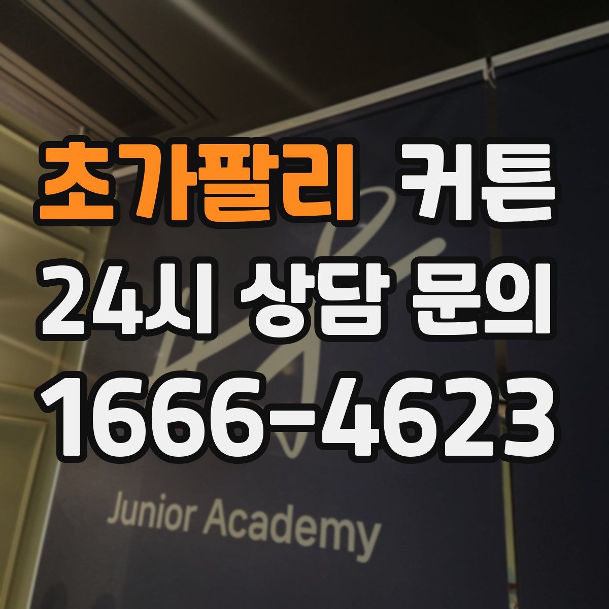 초가팔리 커튼
