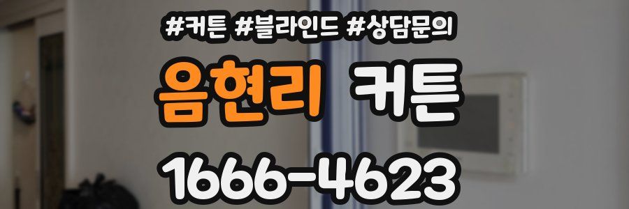 음현리 커튼