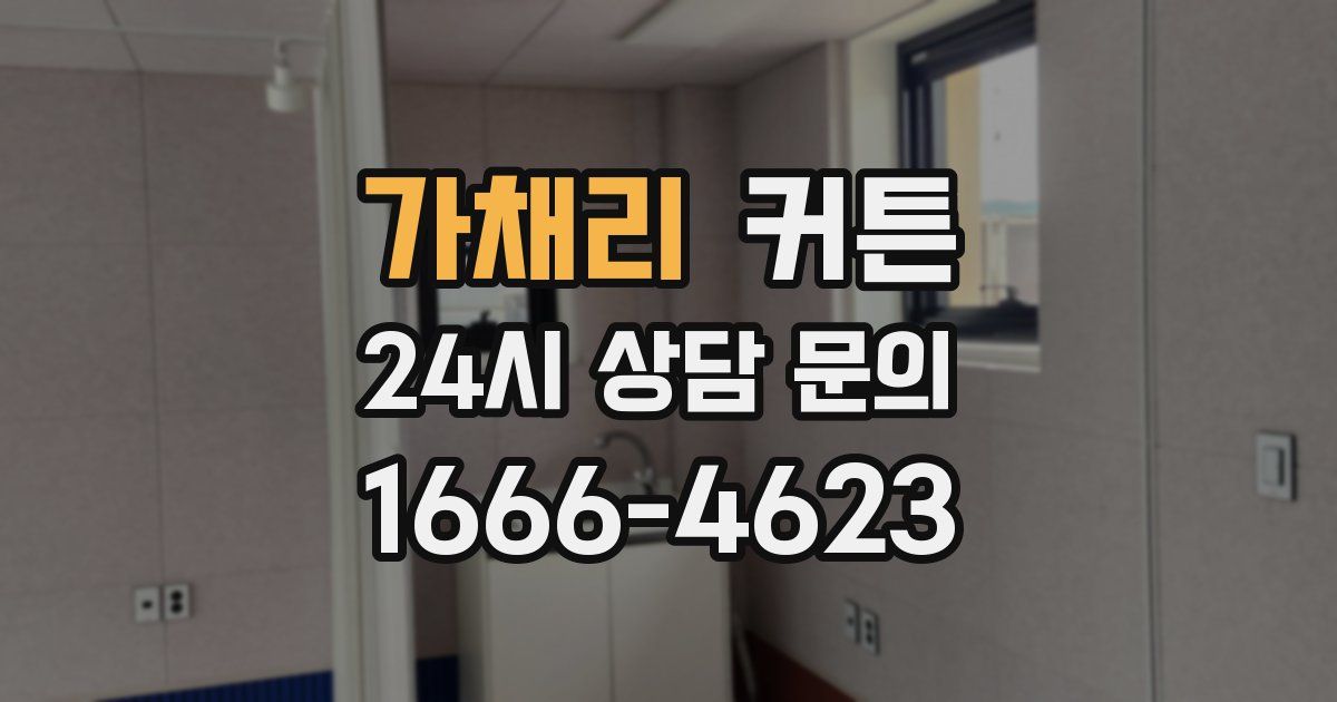 가채리 커튼