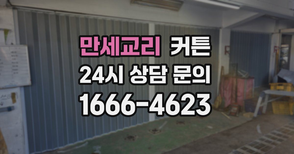 만세교리 커튼