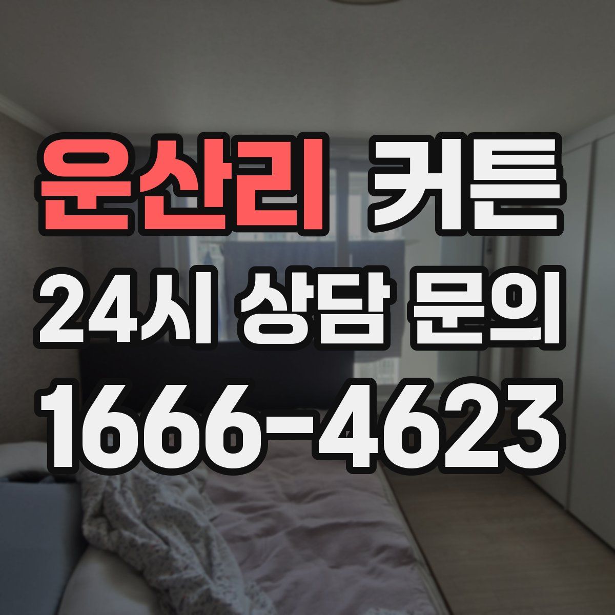 운산리 커튼