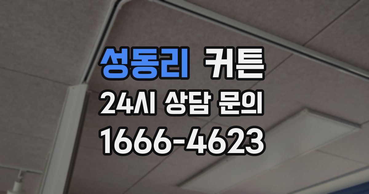 성동리 커튼