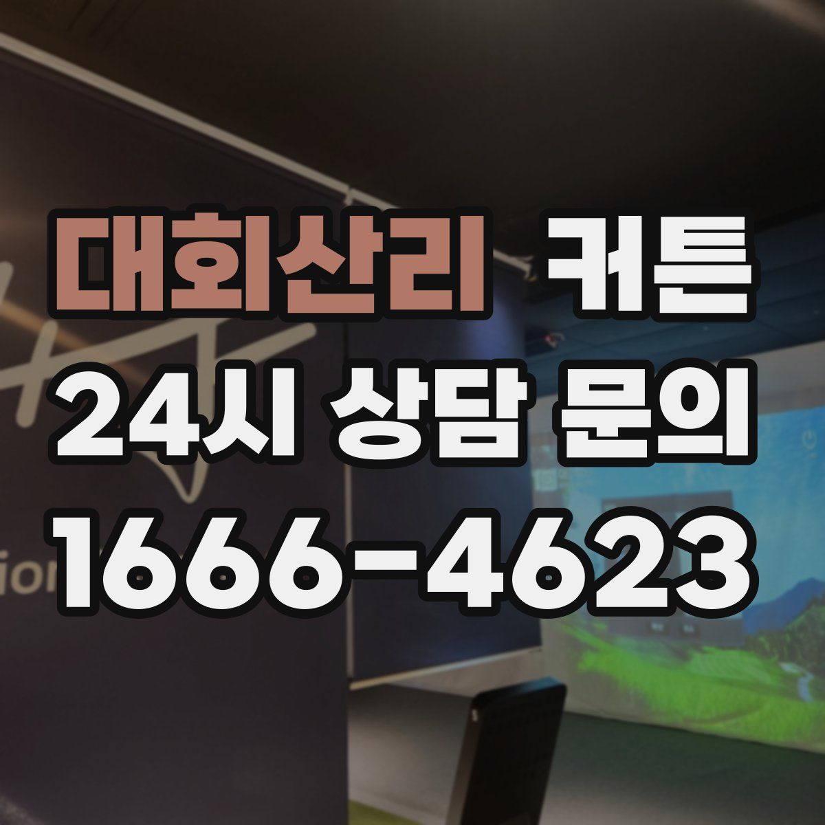 대회산리 커튼