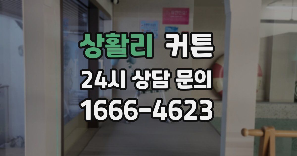 상활리 커튼
