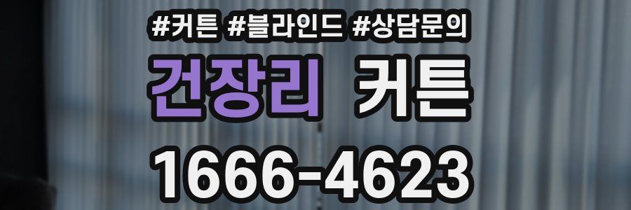 건장리 커튼