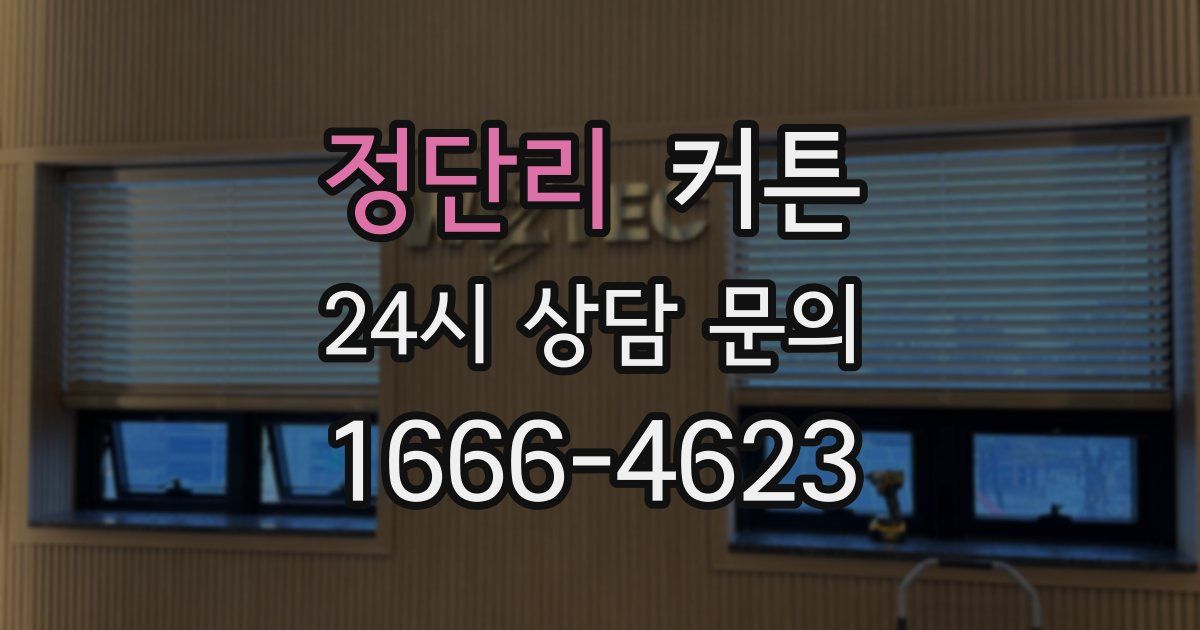 정단리 커튼