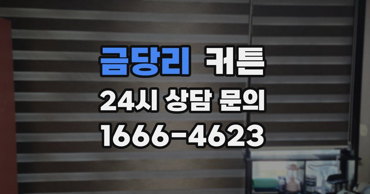 금당리 커튼