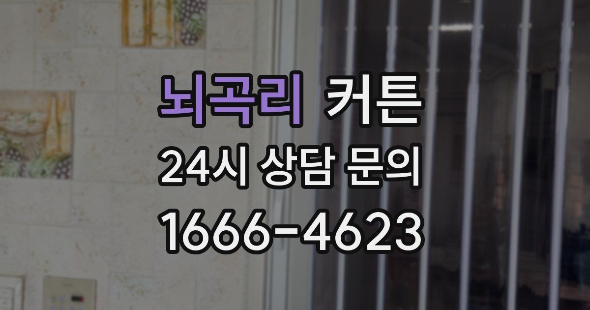 뇌곡리 커튼