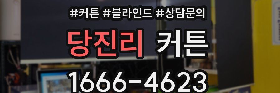 당진리 커튼