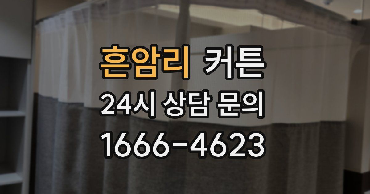 흔암리 커튼