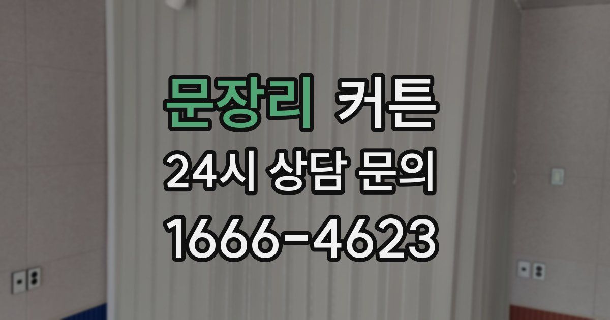 문장리 커튼