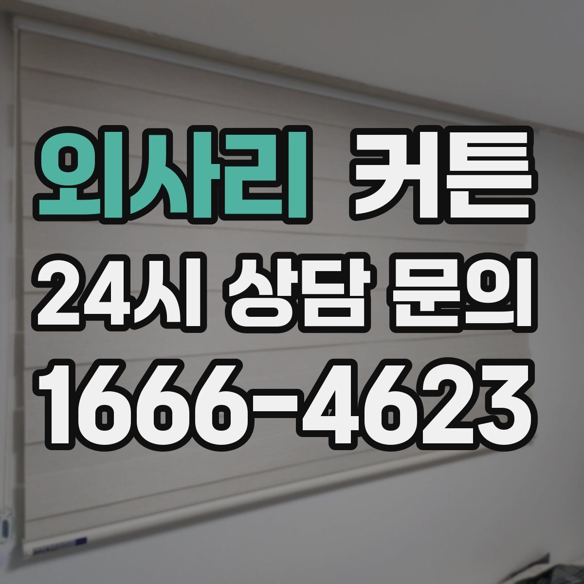 외사리 커튼
