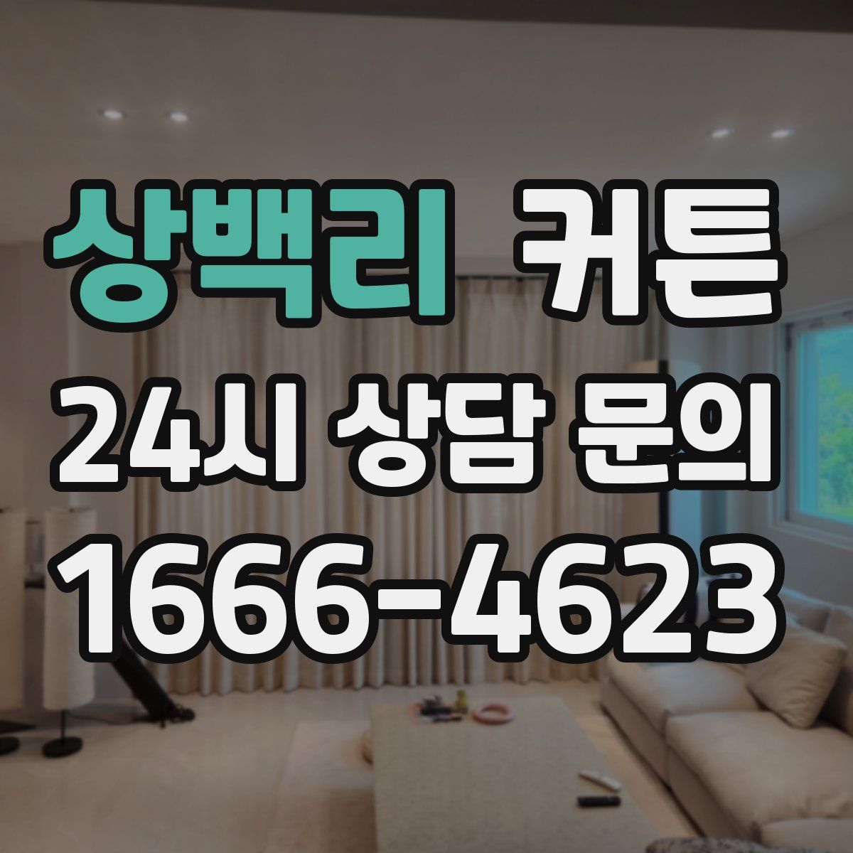 상백리 커튼