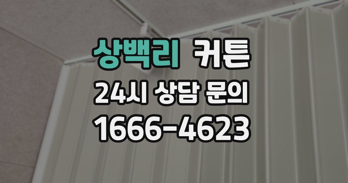 상백리 커튼