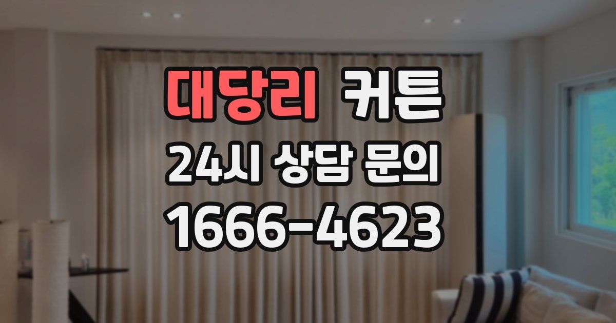 대당리 커튼