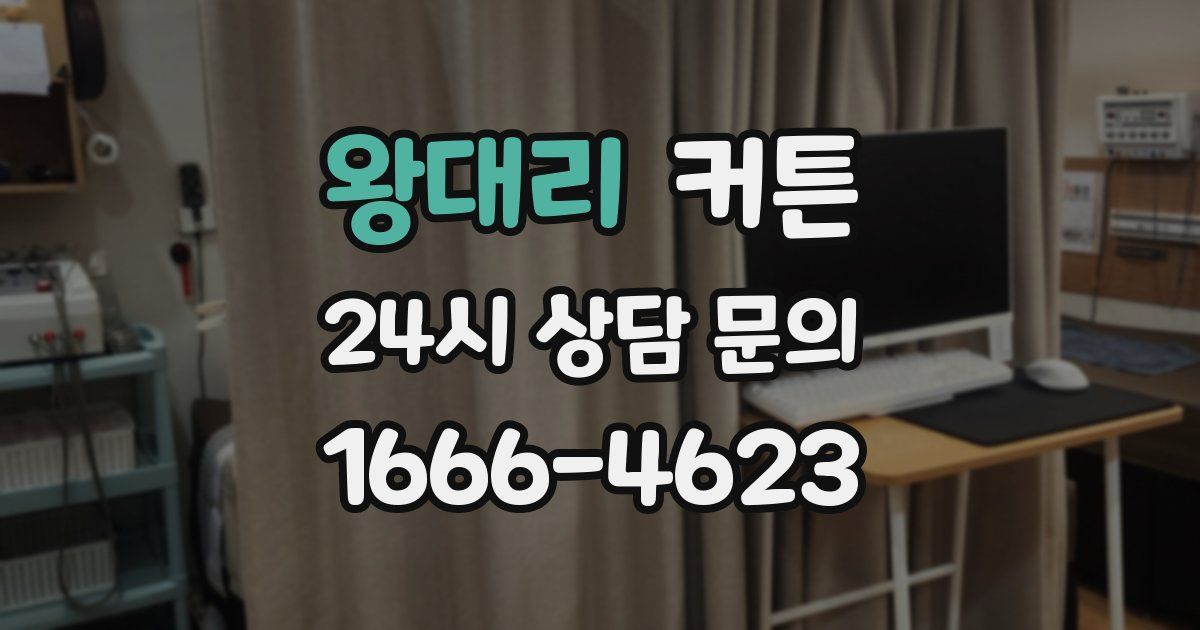 왕대리 커튼