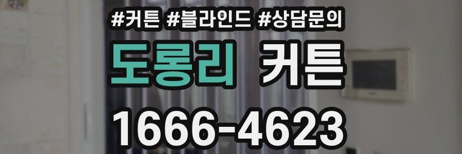 도롱리 커튼