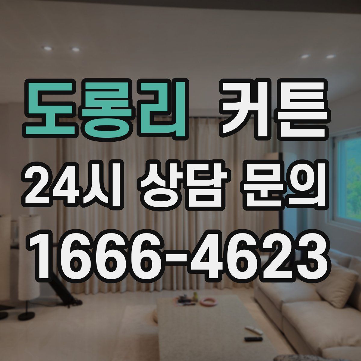 도롱리 커튼