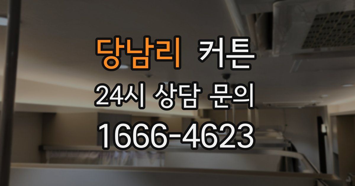 당남리 커튼