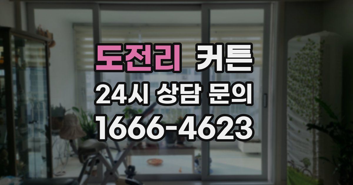 도전리 커튼