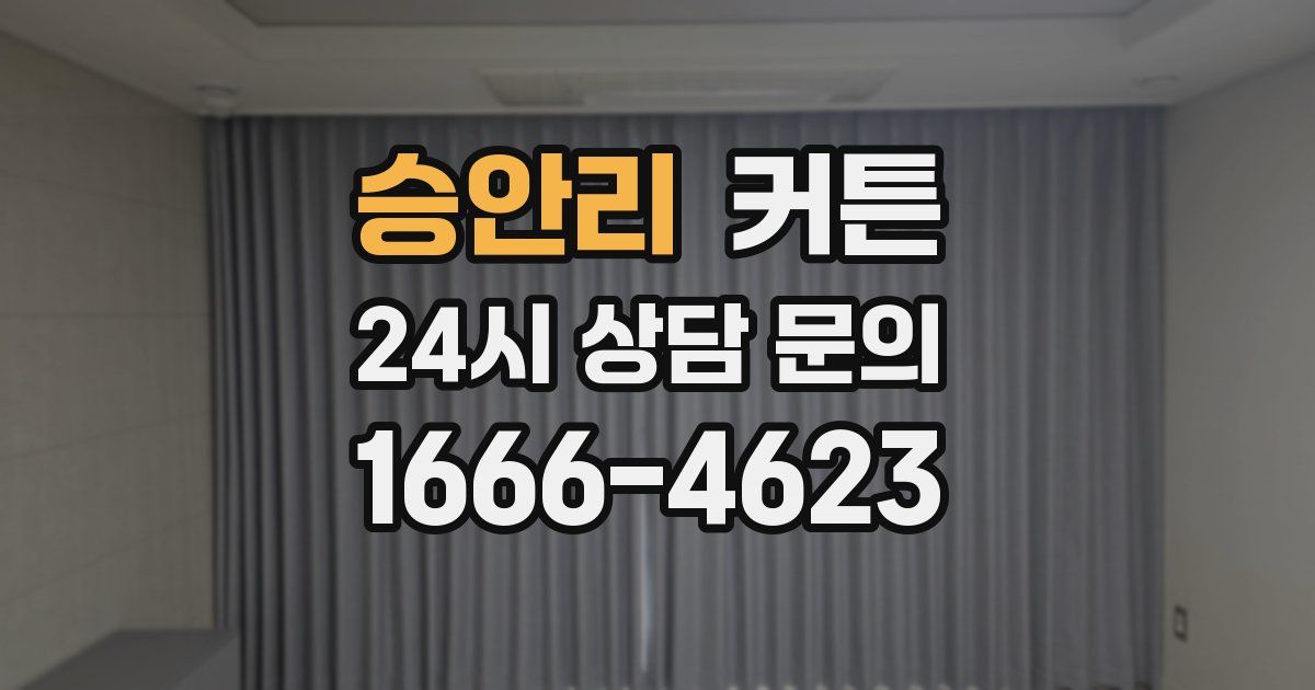 승안리 커튼