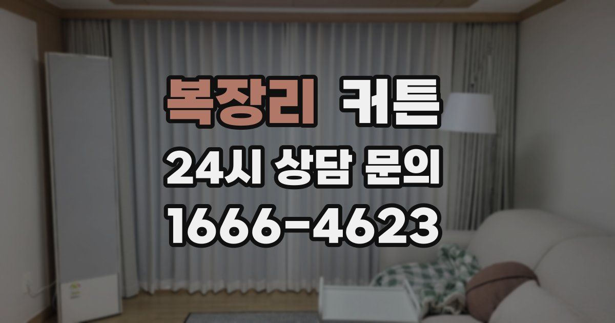 복장리 커튼