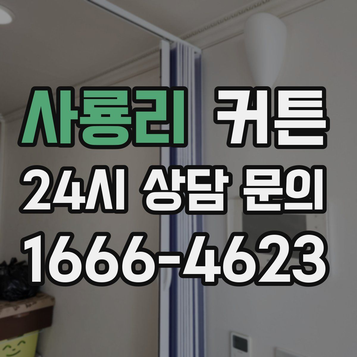 사룡리 커튼