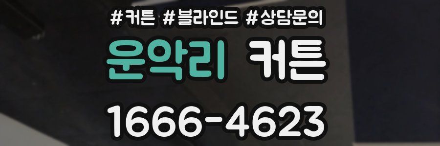 운악리 커튼
