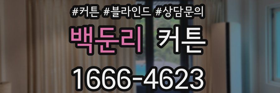 백둔리 커튼