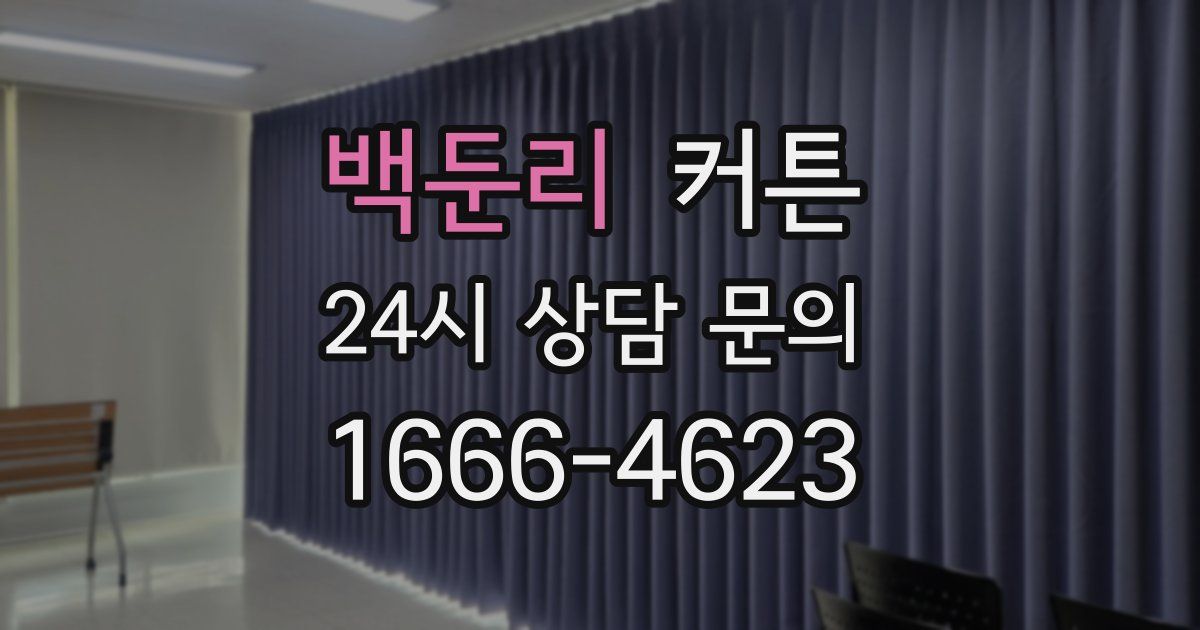 백둔리 커튼
