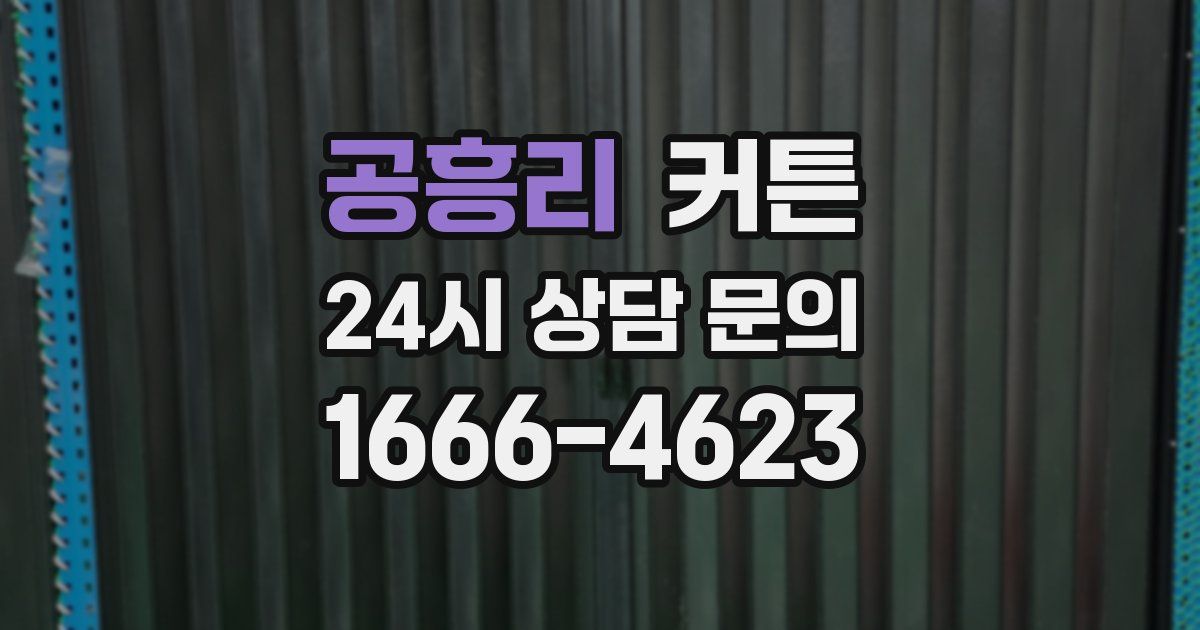 공흥리 커튼