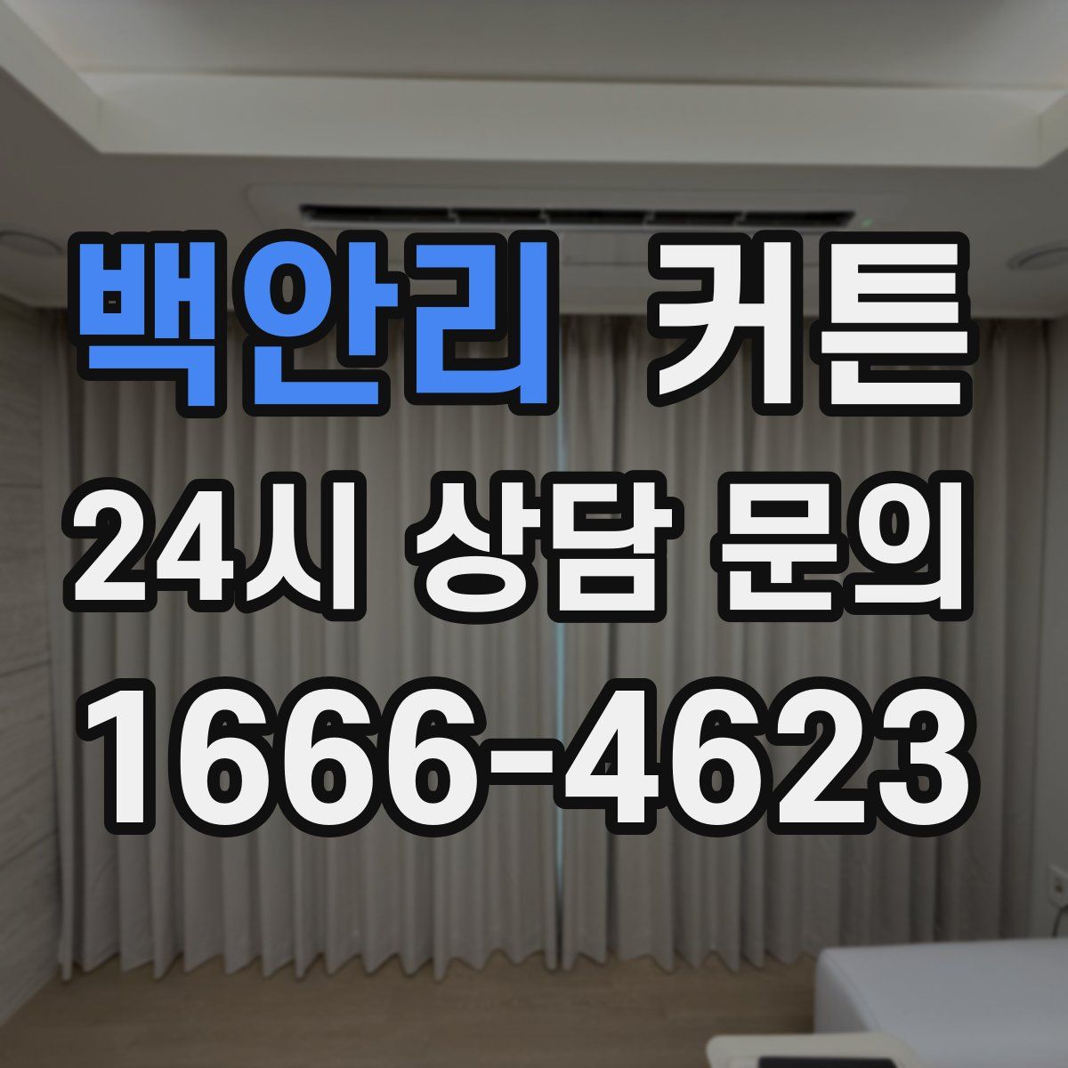 백안리 커튼