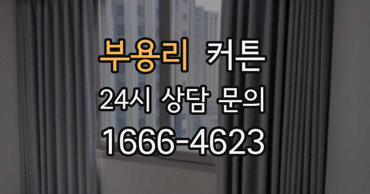 부용리 커튼